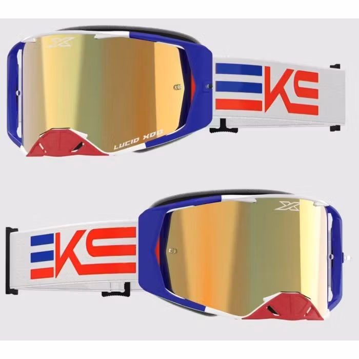 EKS Lucid Crossglasögon – Röd/Vit/Blå