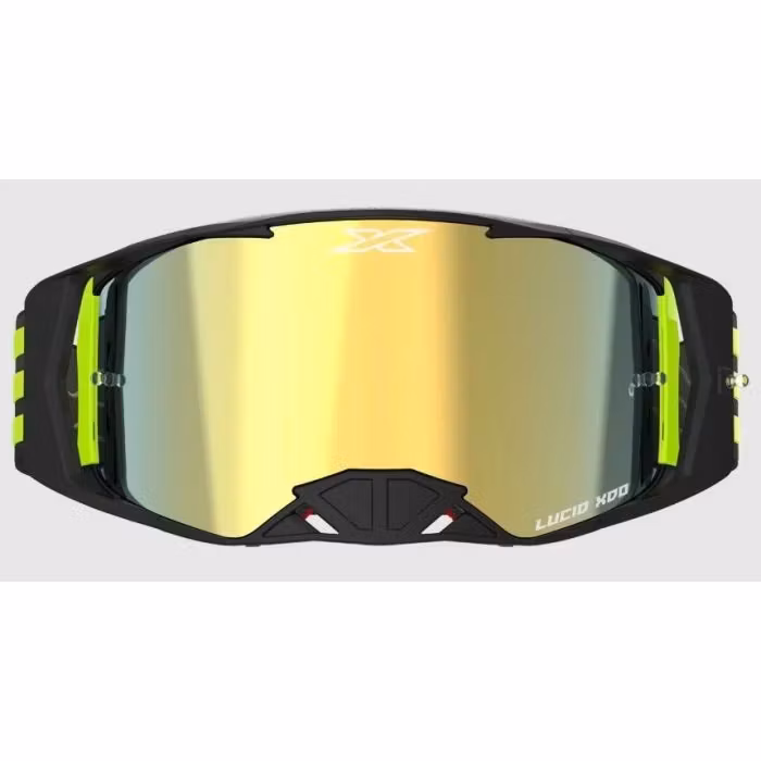 EKS Lucid Crossglasögon – Svart/Fluo med guldspegellins