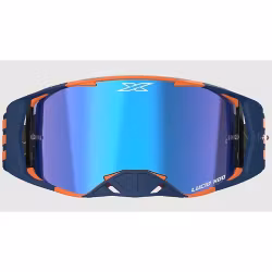 EKS Lucid Crossglasögon – Marinblå/Orange med blå spegellins