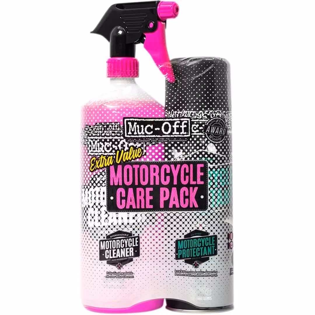 Muc-Off Motorcycle Care Duo Kit – Tvätt- och skyddspaket