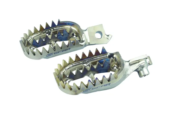 SCAR Racing Titanium Fotpinnar Kawasaki KX/KXF 250/450