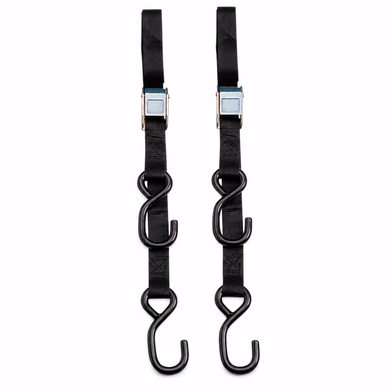 Parts Unlimited Heavy Duty spännband med kamspänne – 213 cm, par