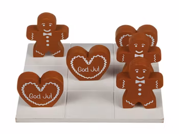 Tre i rad, Pepparkaksgubbar och Hjärtan