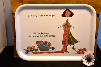 Stickning fyller mina dagar