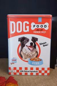 Hög Plåtburk för hundmat , Dog Food