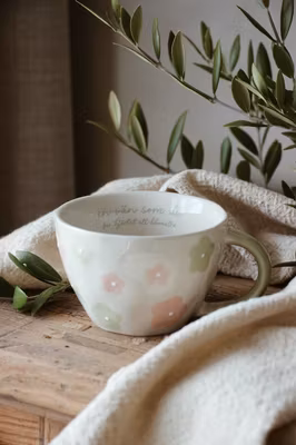 Majas Mugg En Vän som du får Hjärtat att blomstra