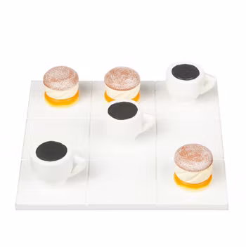 Tre i rad, Semla och Kaffekopp