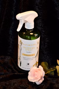 Badrumsspray med doft av Citronblom