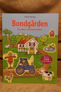 Bondgården - Pysselbok med klistermärken