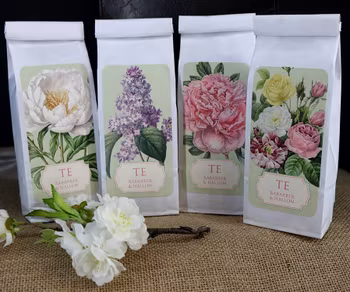 Te med smak av Rabarber och Hallon