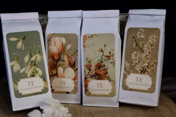 Te med smak av Hallon och Grädde