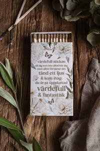 Majas Tändsticksask Värdefull-stickan