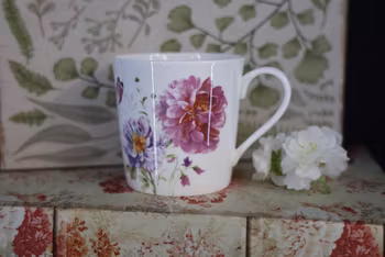 Mugg Jardin Rose White