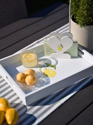 Träbricka med Citron