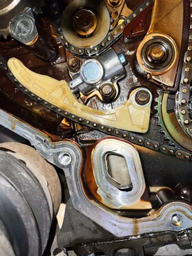 CHAIN TENSIONER & CHAIN GUIDE BALANCE SHAFT B207