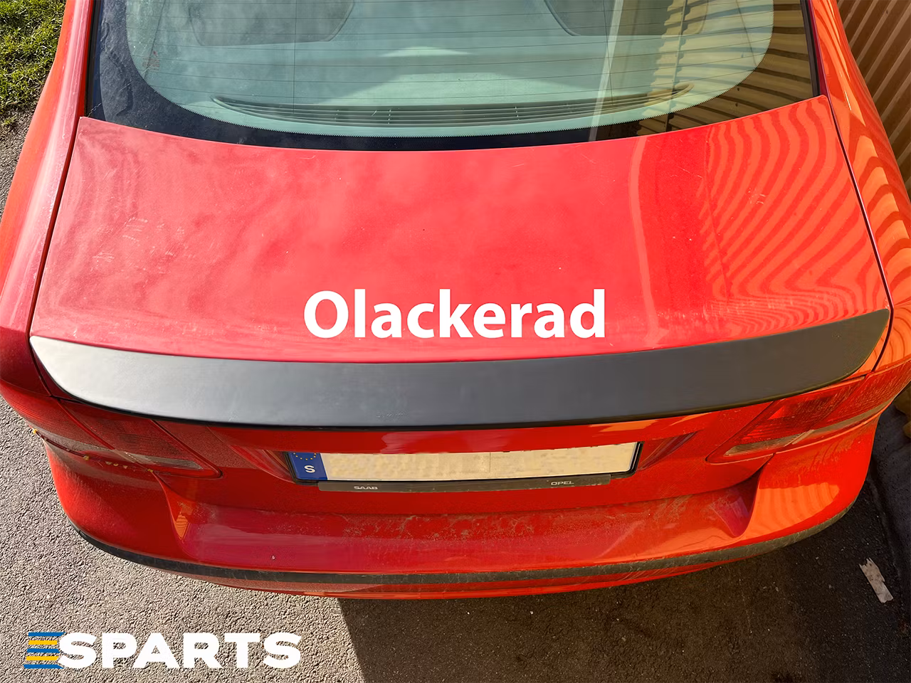 BAKLUCKESPOILER SAAB 9-3 SPORTSEDAN "HIRSCH"