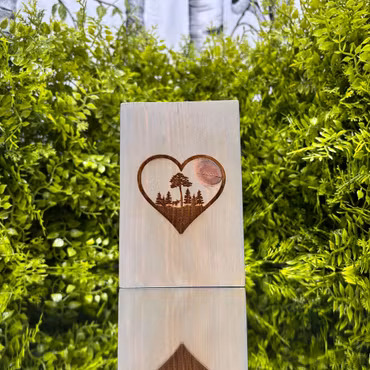 Träljuslykta - Skog - Stor