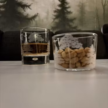 Whiskyglas - Skog