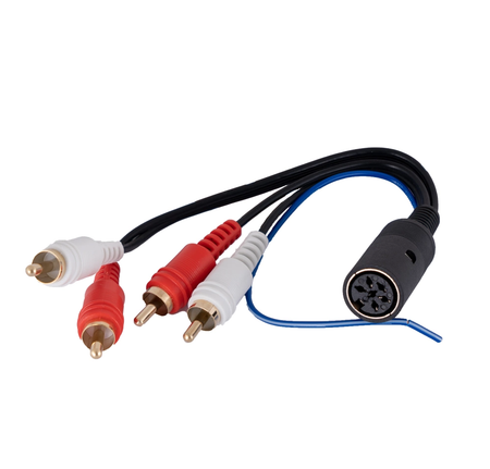 Aktiv system-adapter Volvo 6-pin - RCA