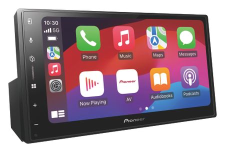 Pioneer SPH-DA77DAB, bilstereo med trådlös CarPlay, Android Auto, DAB+ och Bluetooth