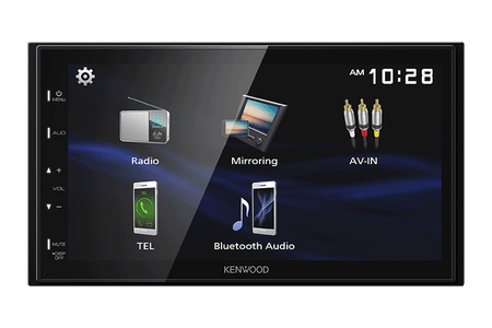 Kenwood DMX129BT, bilstereo med 6.8" display, Bluetooth och USB/AUX