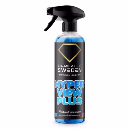 Hyper View + - Glasrengöring med coating 500ML