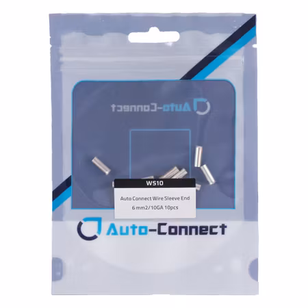 Auto-Connect 10-pack kabelhylsor, 6mm²-kabel