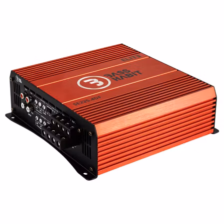 Bass Habit SPL ELITE 225.4DF, fyrkanaligt slutsteg