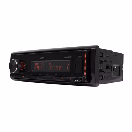 GAS MAX M140-BTX bilstereo med Bluetooth, 32-bit DSP och 3 par (4V) lågnivå