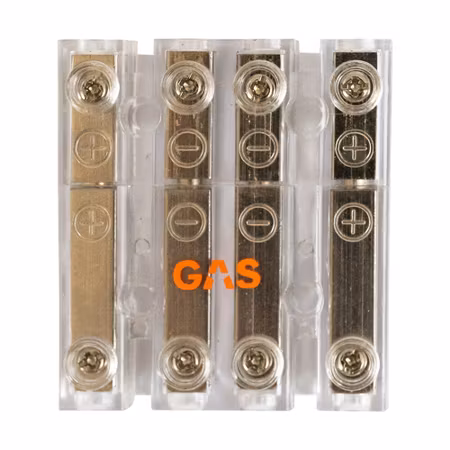 GAS snabbkontakt för 2 kanaler, upp till 4mm² högtalarkabel