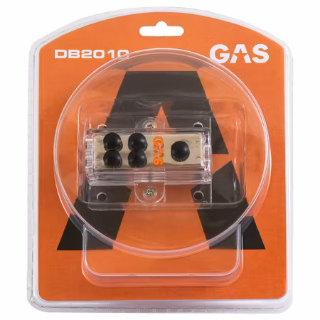GAS Distributionsblock 1x20mm² till 4x10mm²