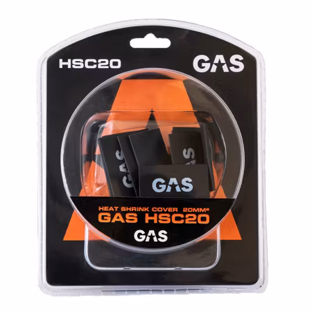 GAS 10-pack 20mm² krympslang, svart