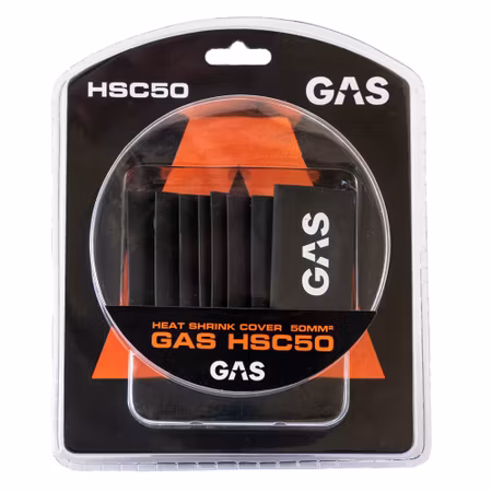 GAS 10-pack 50mm² krympslang, svart