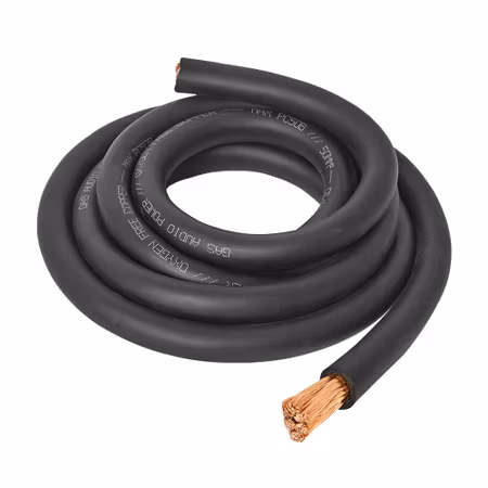 GAS MAX svart 50mm² OFC-strömkabel, 2 meter