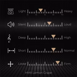HMX Lemon Grape linear switches