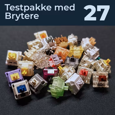 Testpakke med 27 brytere