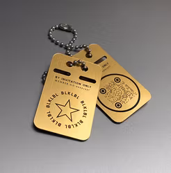 BLK LBL WEBLINK TAG CUSTOMIZED