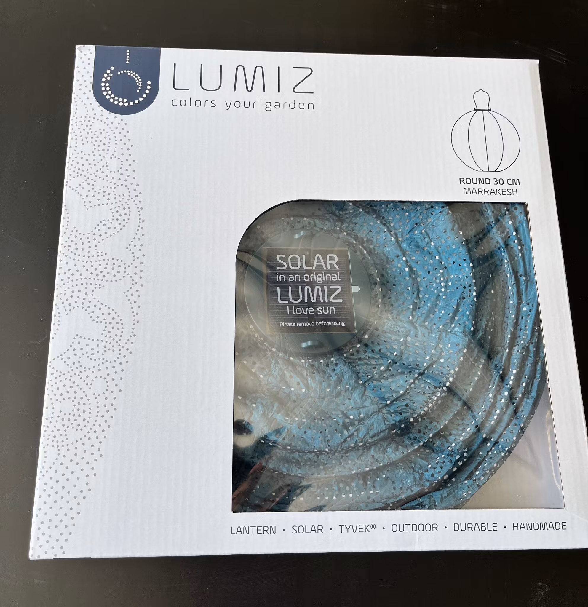 Rund 30cm - petrol Marrakesh