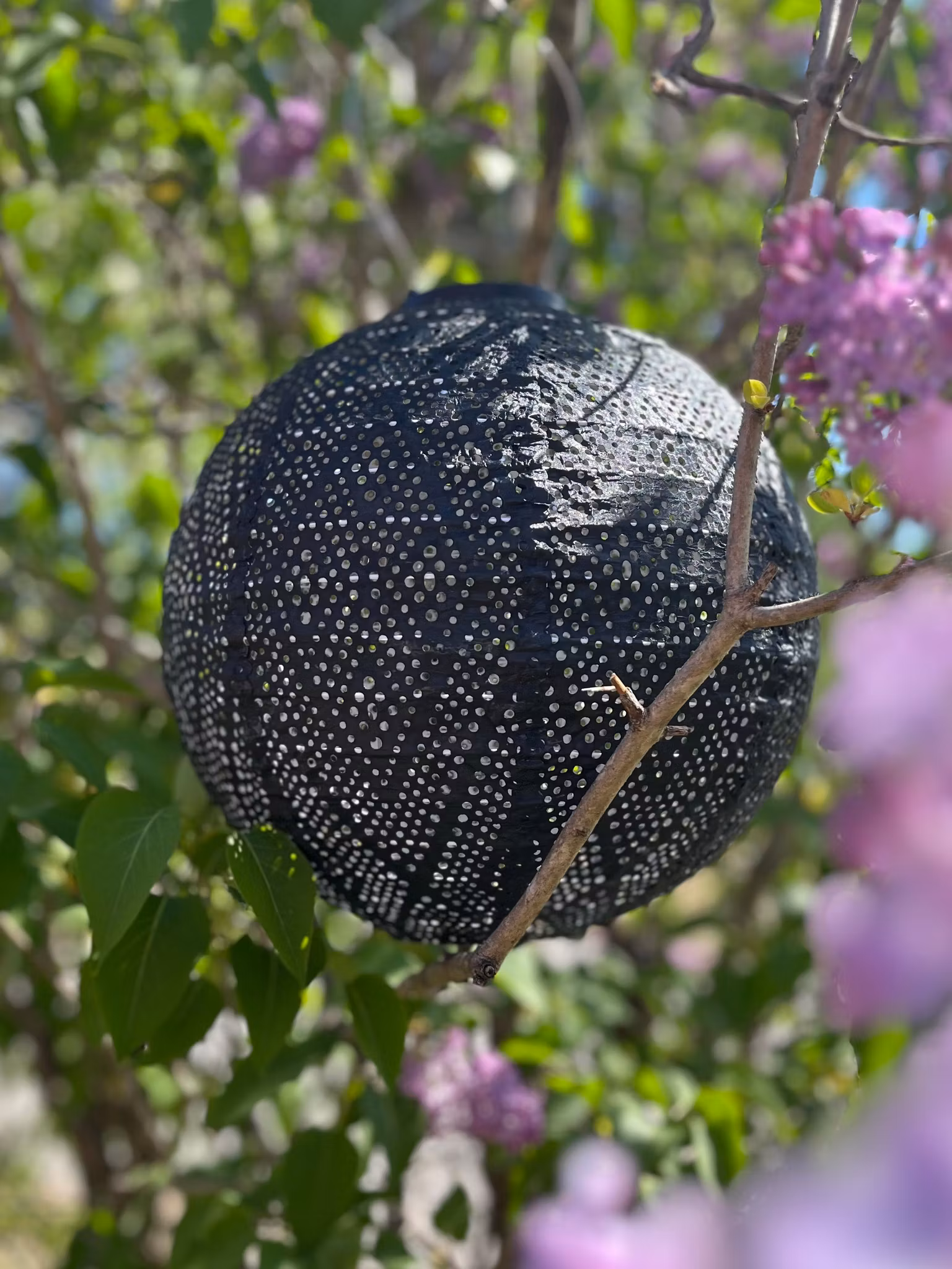 Rund 30cm - svart