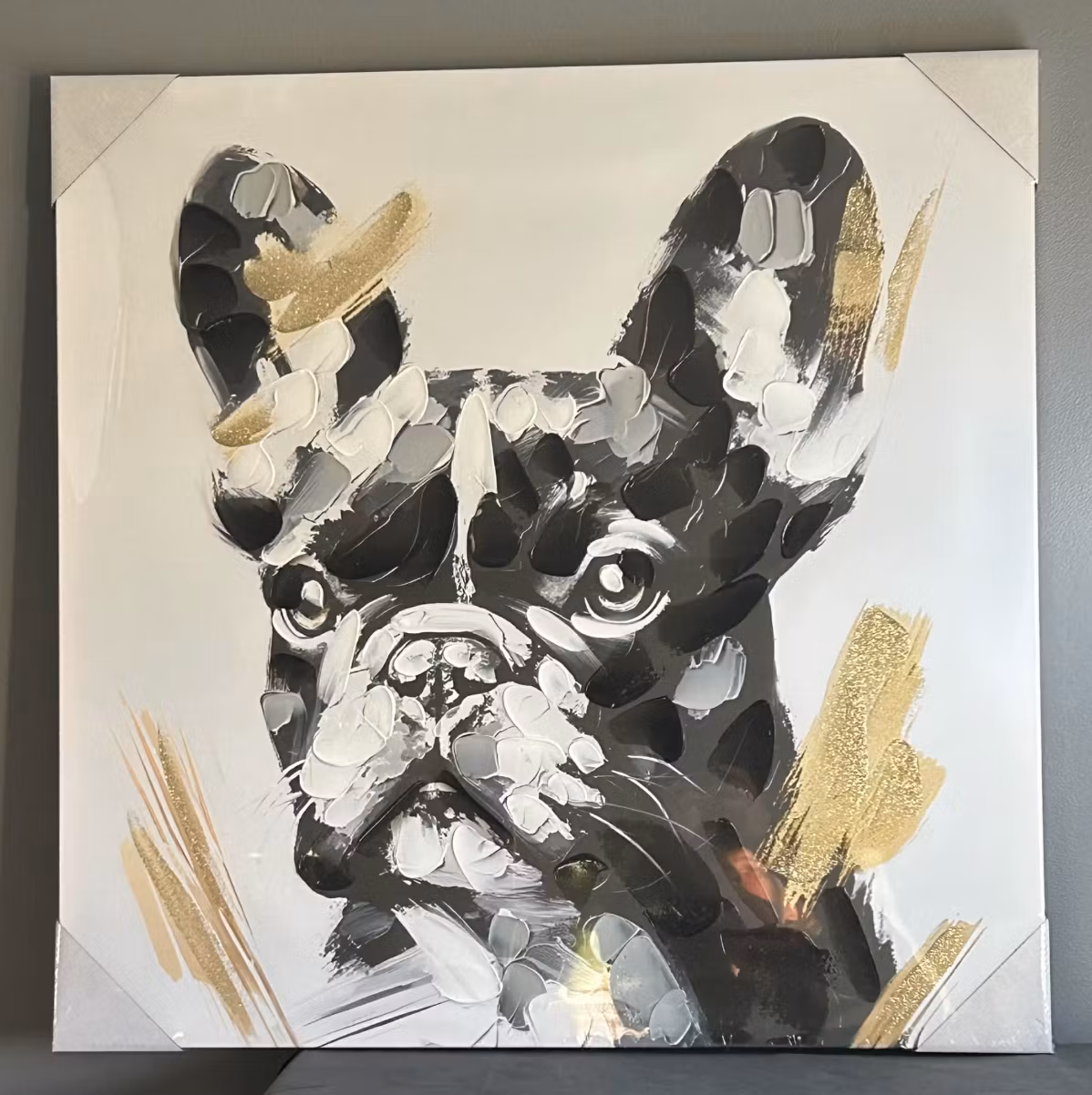 Tavla fransk bulldog