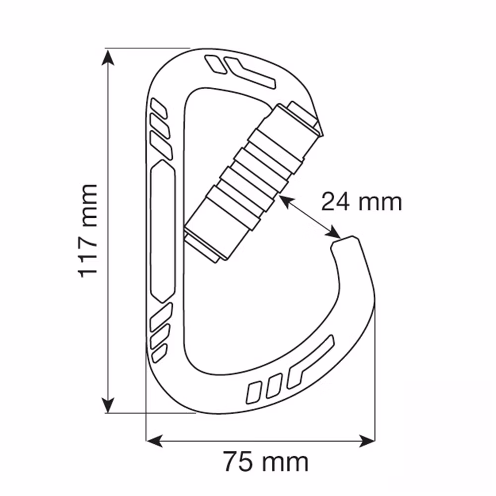 CAMP Guide XL 3Lock aluminiumkarbin – bild 2