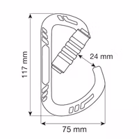 CAMP Guide XL 3Lock aluminiumkarbin