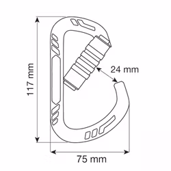 CAMP Guide XL 3Lock aluminiumkarbin