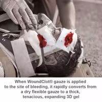 WoundClot Trauma hemostatisk gasväv