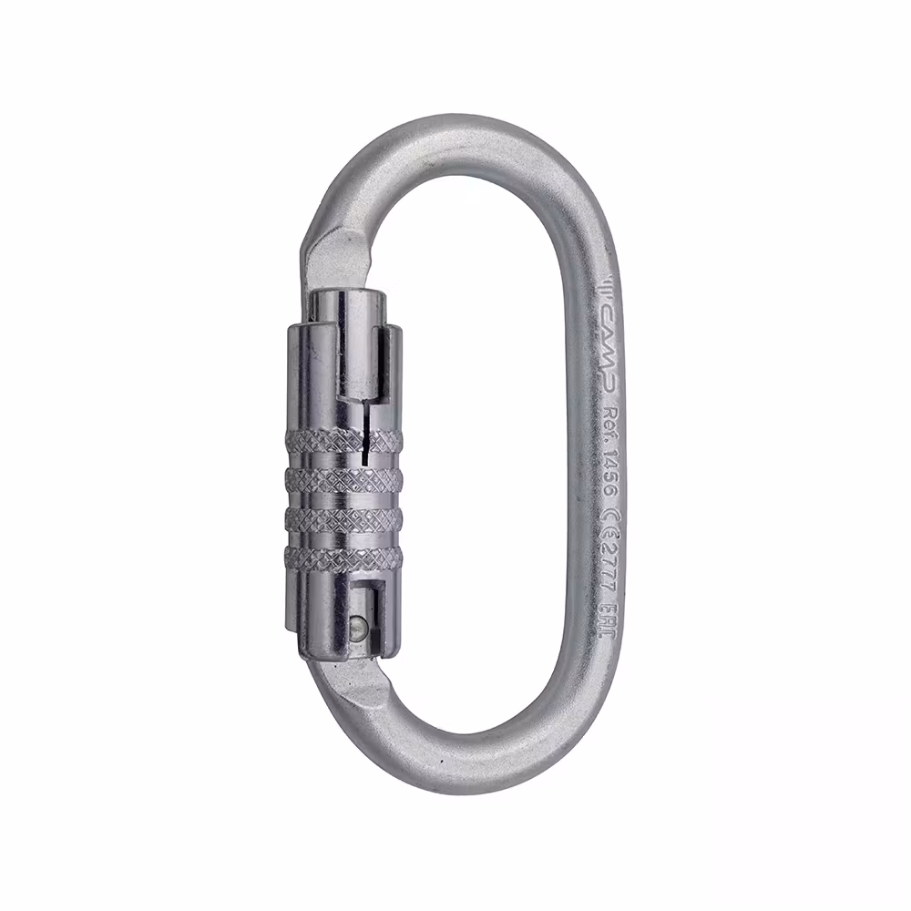 CAMP Oval Pro 3Lock stålkarbin trelås