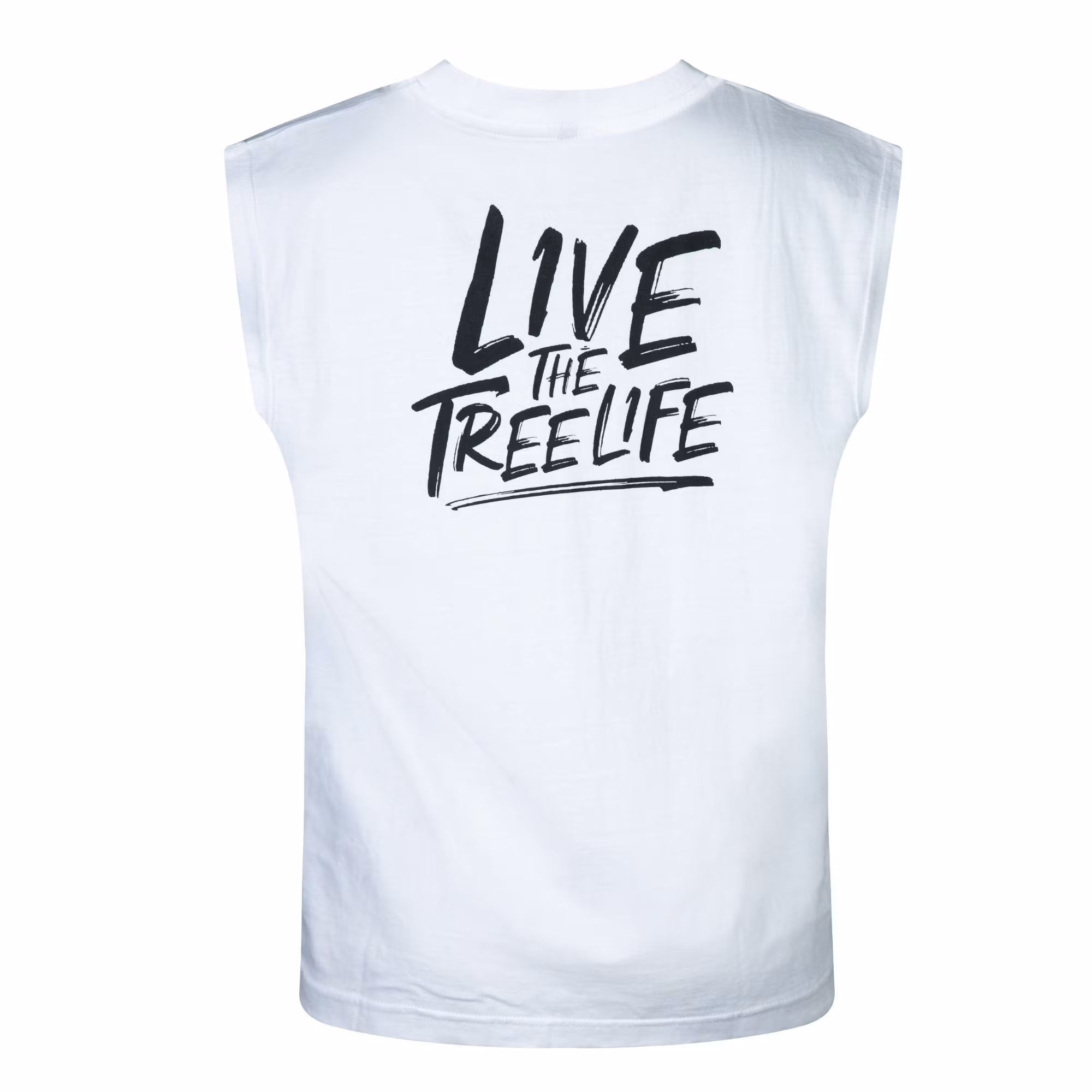 Arbortec ärmlös t-shirt Live the Tree Life, vit – bild 2