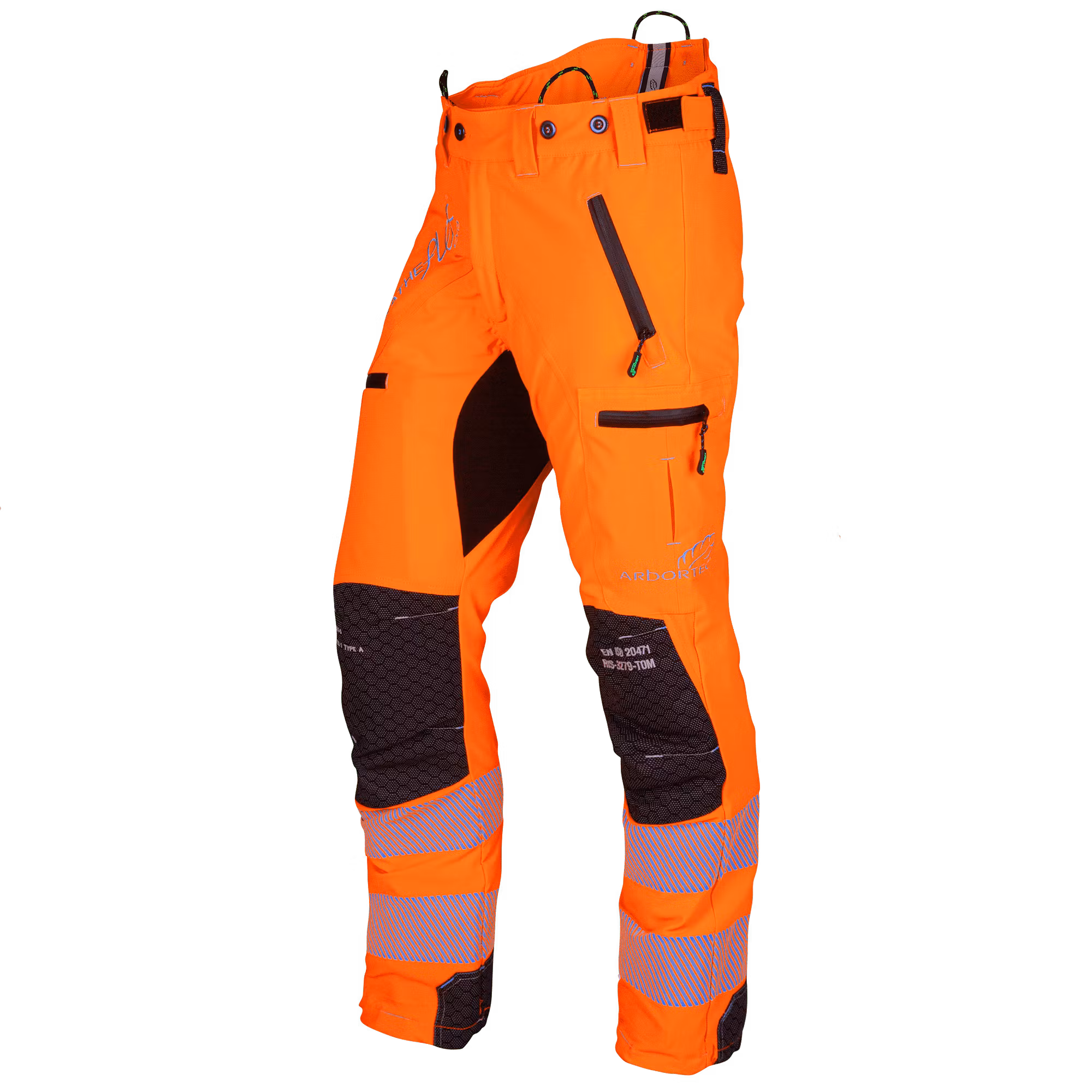 Arbortec Breatheflex Pro Hi-Vis sågskyddsbyxa Typ A – klass 1, orange