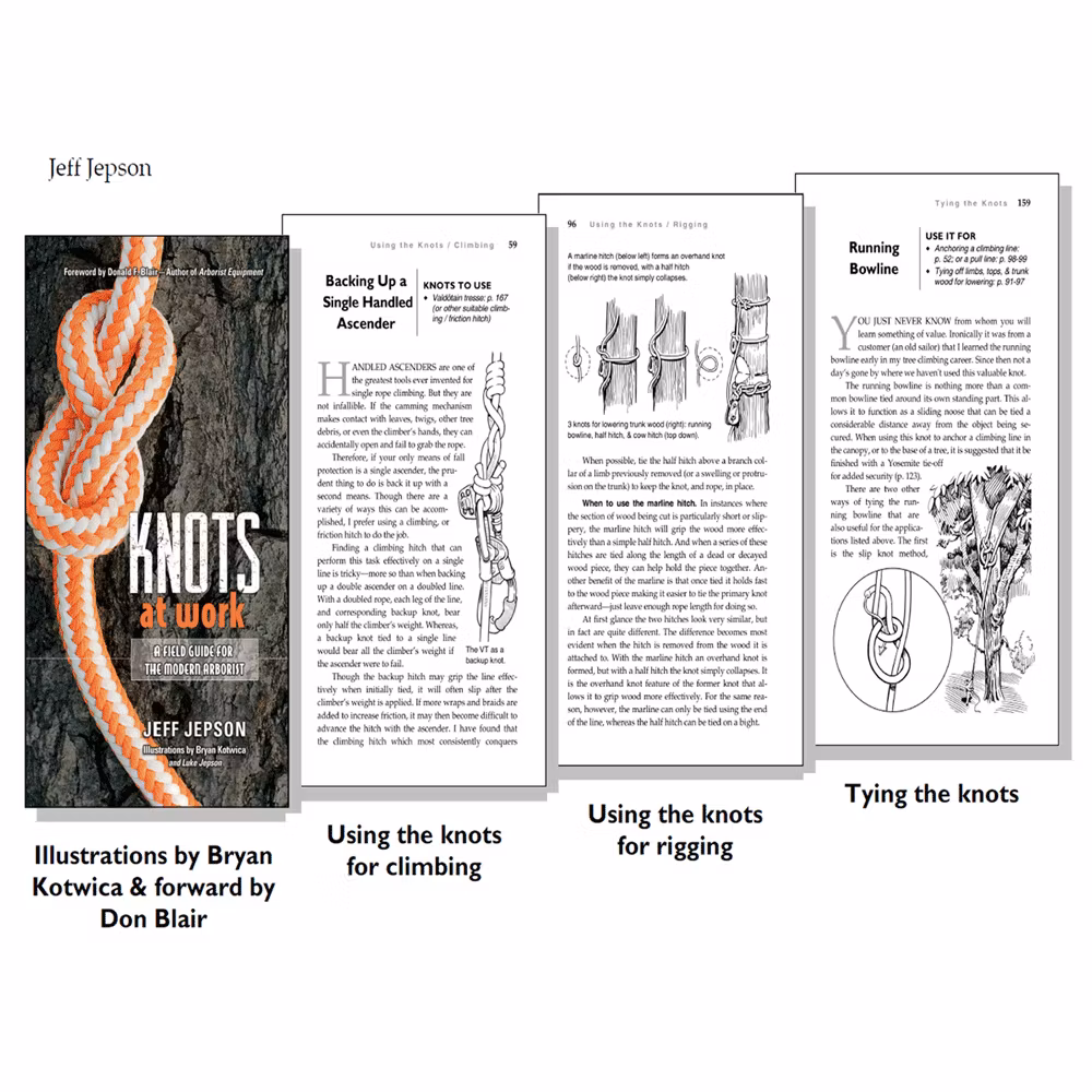 Knots at Work – fältguide om knopar för trädvård (bok) – bild 2
