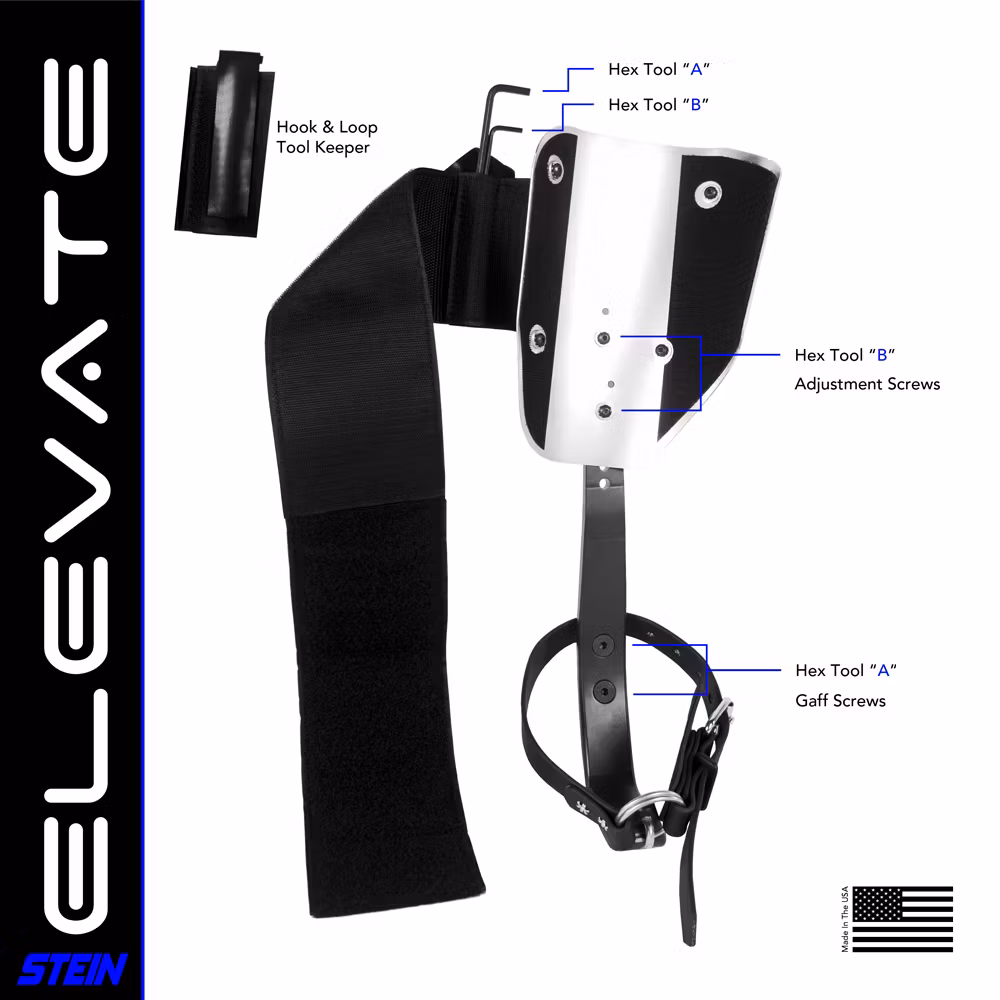Stein Elevate spiksko 43mm - Svart