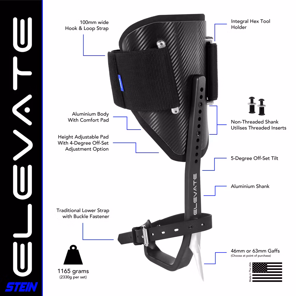 Stein Elevate spiksko 67mm - Blå